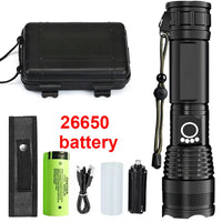 Rechargeable LED Torch | Super Bright Tactical Flashlight