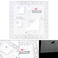 Military Map Navigation Scale Ruler | 1:25K–1:250K Metric