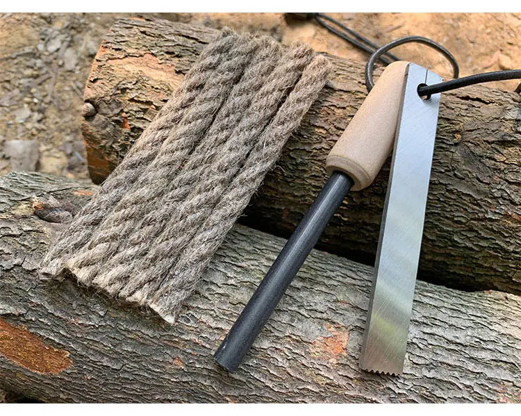 Windproof Waterproof Flint Fire Starter | Outdoor Survival Fire Stick