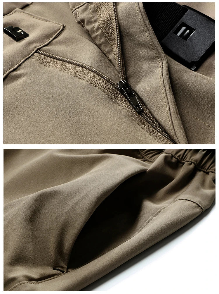 Men’s Convertible Cargo Tactical Pants | Water-Resistant Hiking & Outdoor Pants