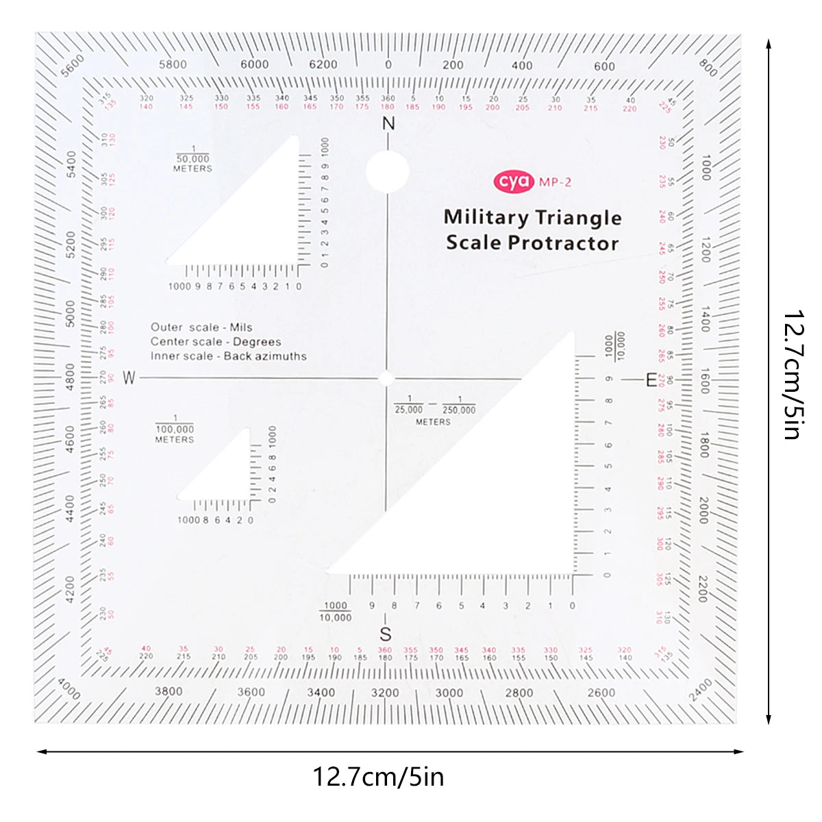 Military Map Navigation Scale | 1:25,000 / 1:50,000 / 1:100,000 / 1:250,000