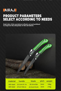 AIRAJ 1pc Extended Multi-functional Hand Saw, Woodworking Portable Steel Saw, Outdoor Tree And Camping Hand Saw