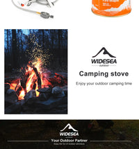 Widesea Camping Tourist Burner 8800W Gas Stove Cookware