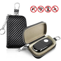 Car Key Signal Blocker Case | Faraday Cage RFID Blocking Fob Pouch