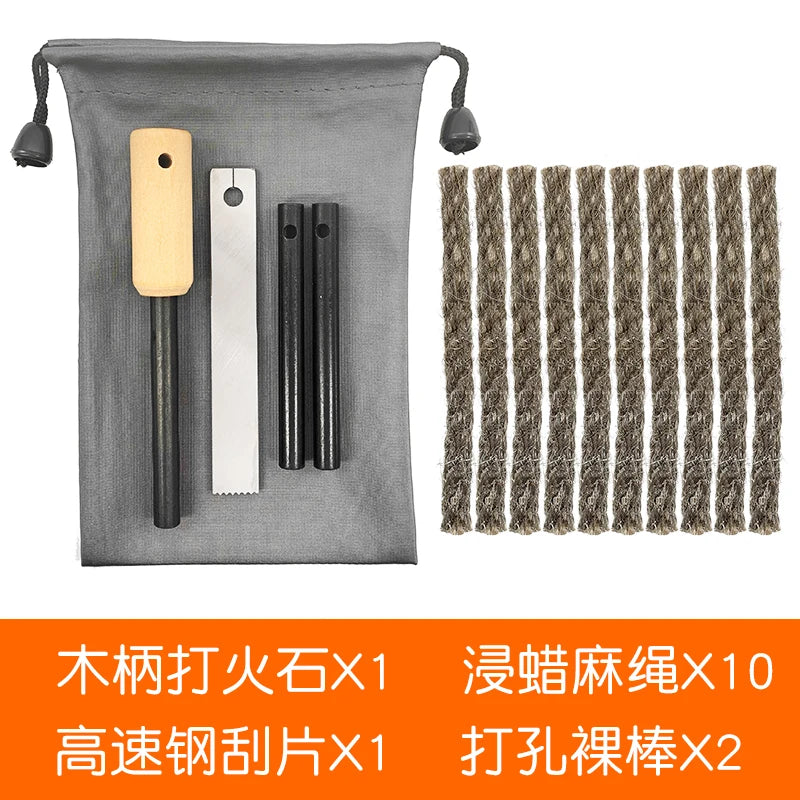 Windproof Waterproof Flint Fire Starter | Outdoor Survival Fire Stick