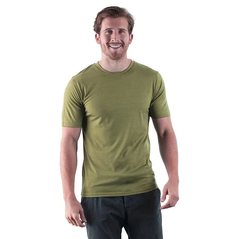 Men’s Merino Wool Tee  | Lightweight Short Sleeve Base Layer