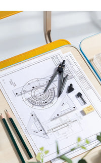 Deli Compass Set | Multifunctional Drawing & Ruler Kit