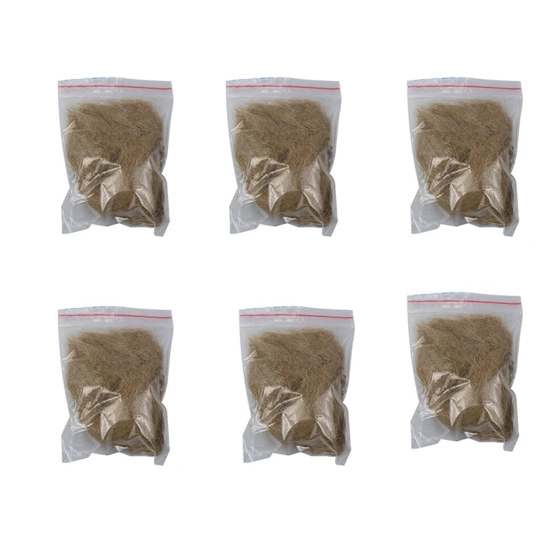 Natural Jute Silk Fire Starters | Lightweight Emergency Fire Igniter