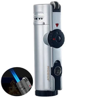 4-Flame Jet Torch Windproof Cigar Lighter | Metal Butane Lighter