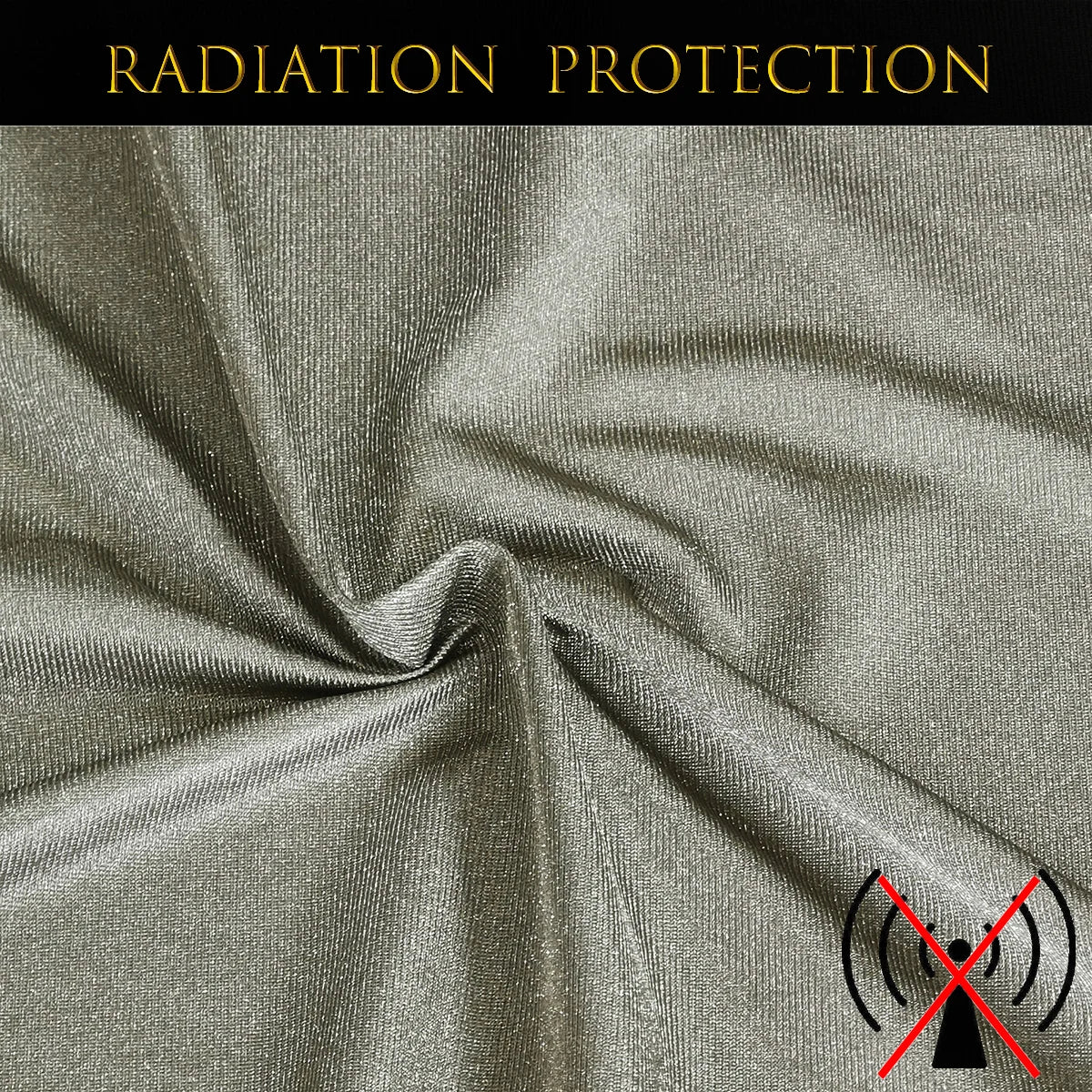Silver Fiber Fabric EMF Reducing | Anti-Radiation Conductive Stretch Fabric