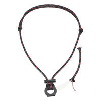Survival Fire Starter Paracord Necklace | Flint & Steel EDC Tool