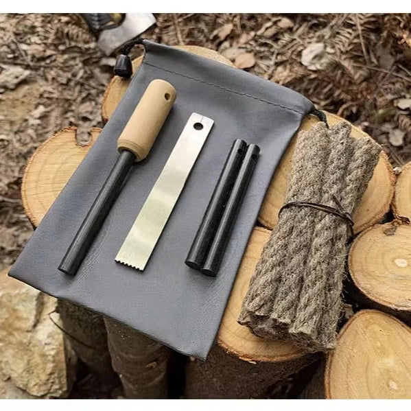 Windproof Waterproof Flint Fire Starter | Outdoor Survival Fire Stick