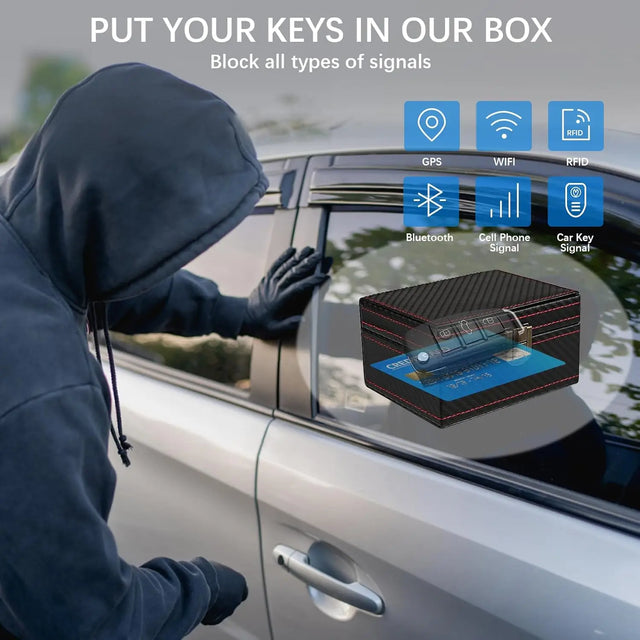 Protection Car Key Box & 2 Faraday Bags | Keyless Go Protection