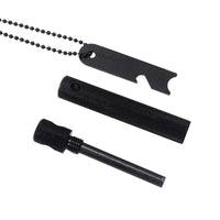 Fire Steel Magnesium Rod | Spark Steel with Chain & Compass