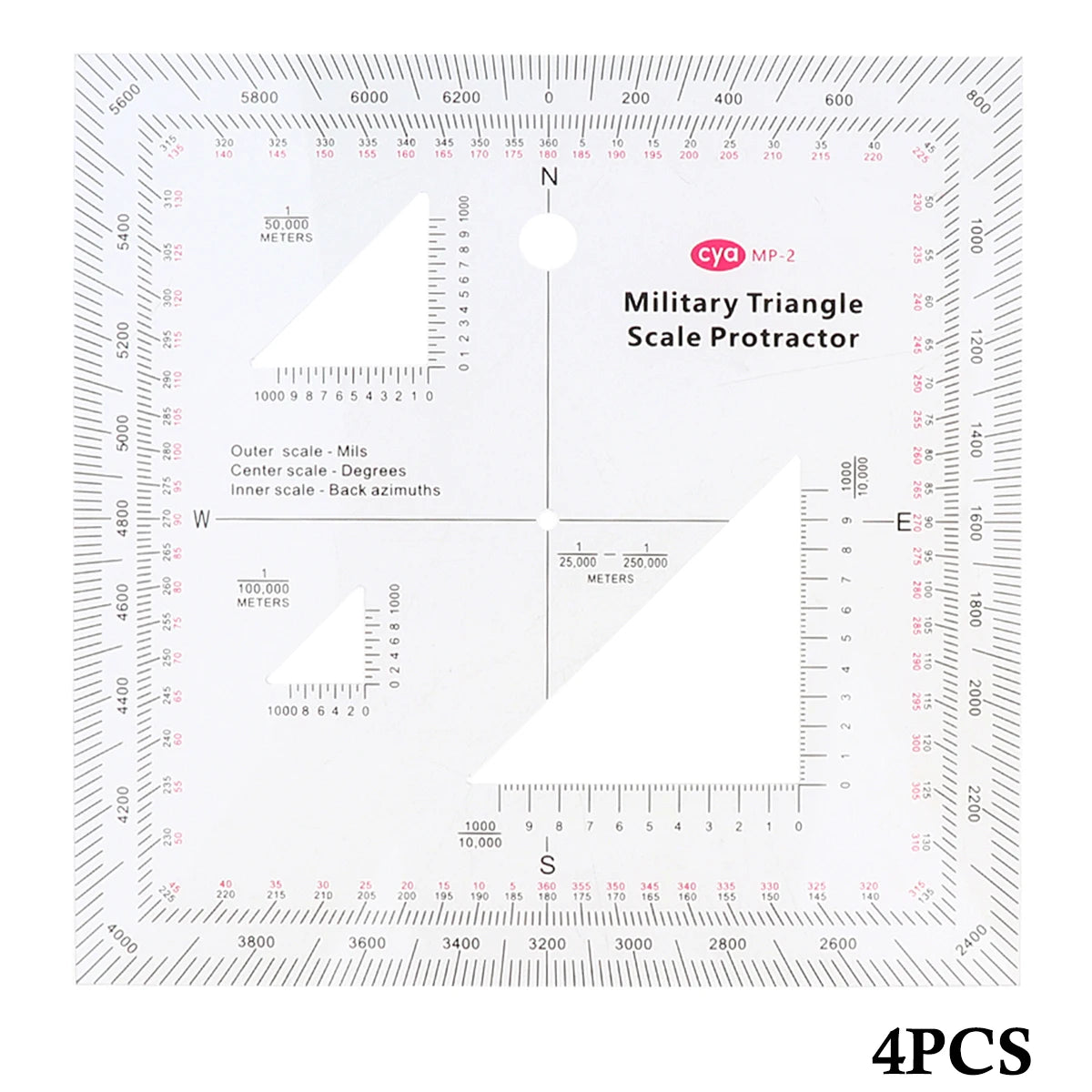 Military Map Navigation Scale | 1:25,000 / 1:50,000 / 1:100,000 / 1:250,000