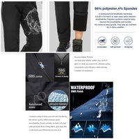TRVLWEGO Women’s Winter Hiking Pants | Waterproof Softshell Ski & Trekking Trousers