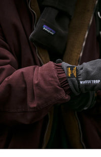 Japanese Vintage MenPolar Wool Jacket Winter High Quality Coat Thick Korean Streetwear Loose Couple Fashionable Male Warm Jacket