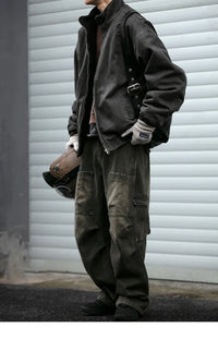 Japanese Vintage Polar Fleece Jacket | Men’s Winter Thick Jacket