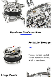 Widesea Camping Tourist Burner 8800W Gas Stove Cookware
