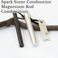 Outdoor Survival Fire Starter | Magnesium Flint Rod Kit