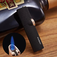 4-Flame Jet Torch Windproof Cigar Lighter | Metal Butane Lighter