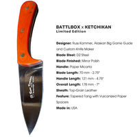 BattlBox Limited Edition Ketchikan Knife by Russ Kommer | EDC Fixed Blade
