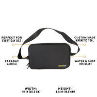 Faraday Cross Body Bag | EMF Blocking Tactical Sling with RFID Protection