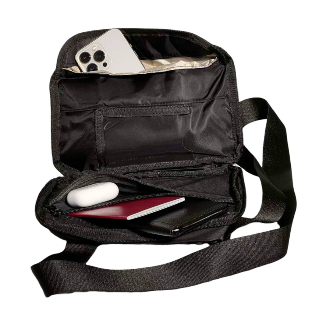 Faraday Cross Body Bag | EMF Blocking Tactical Sling with RFID Protection