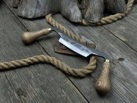 Curved Draw Knife (Push/Pull Shave), 10.5 cm (4.1 inch) Cutting Edge