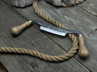 Curved Draw Knife (Push/Pull Shave), 10.5 cm (4.1 inch) Cutting Edge