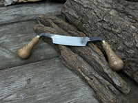 Curved Draw Knife (Push/Pull Shave), 10.5 cm (4.1 inch) Cutting Edge