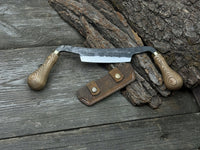 Curved Draw Knife (Push/Pull Shave), 10.5 cm (4.1 inch) Cutting Edge