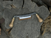 Curved Draw Knife (Push/Pull Shave), 10.5 cm (4.1 inch) Cutting Edge