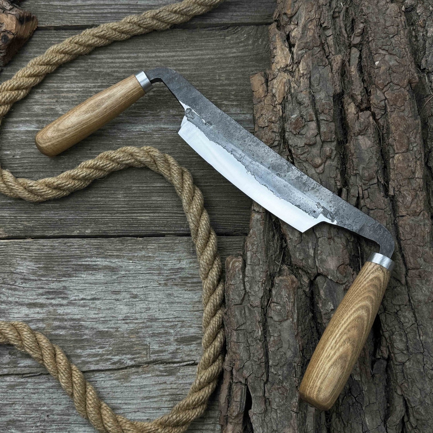 Curved Drawknife (Push/Pull), 14.5 cm (5.7 inches)