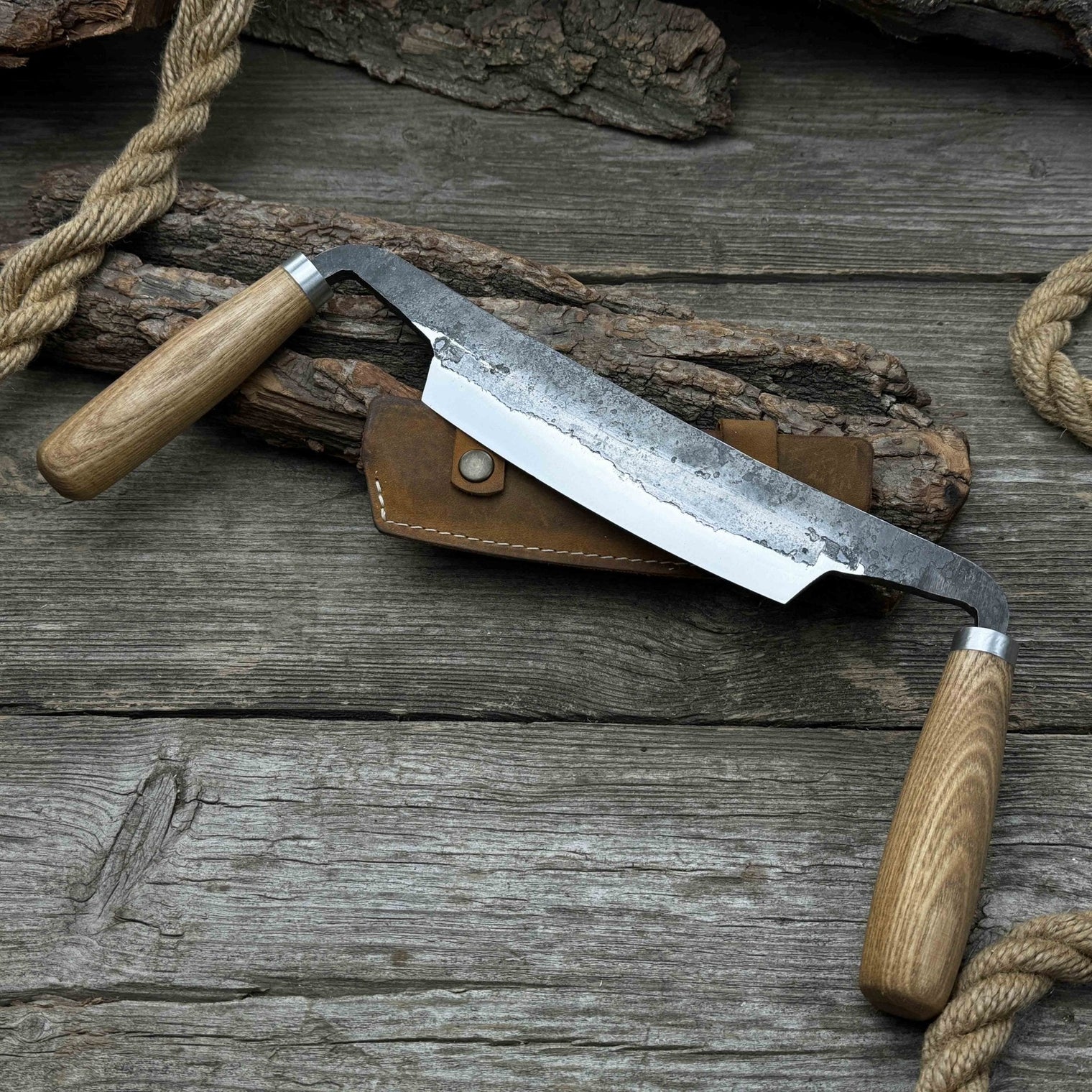 Curved Drawknife (Push/Pull), 14.5 cm (5.7 inches)