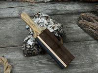 Dual-Sided Leather Paddle Strop For Hook Knives & Gouges
