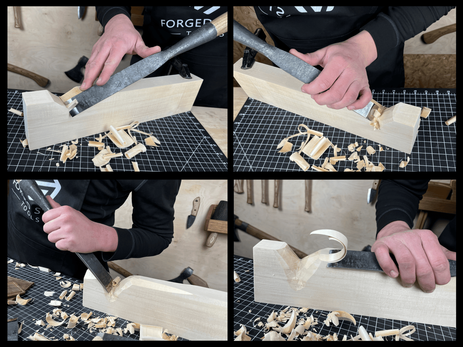 Carpenters Slick Chisel, 20 - 100 mm (0.8 - 3.9 inches)