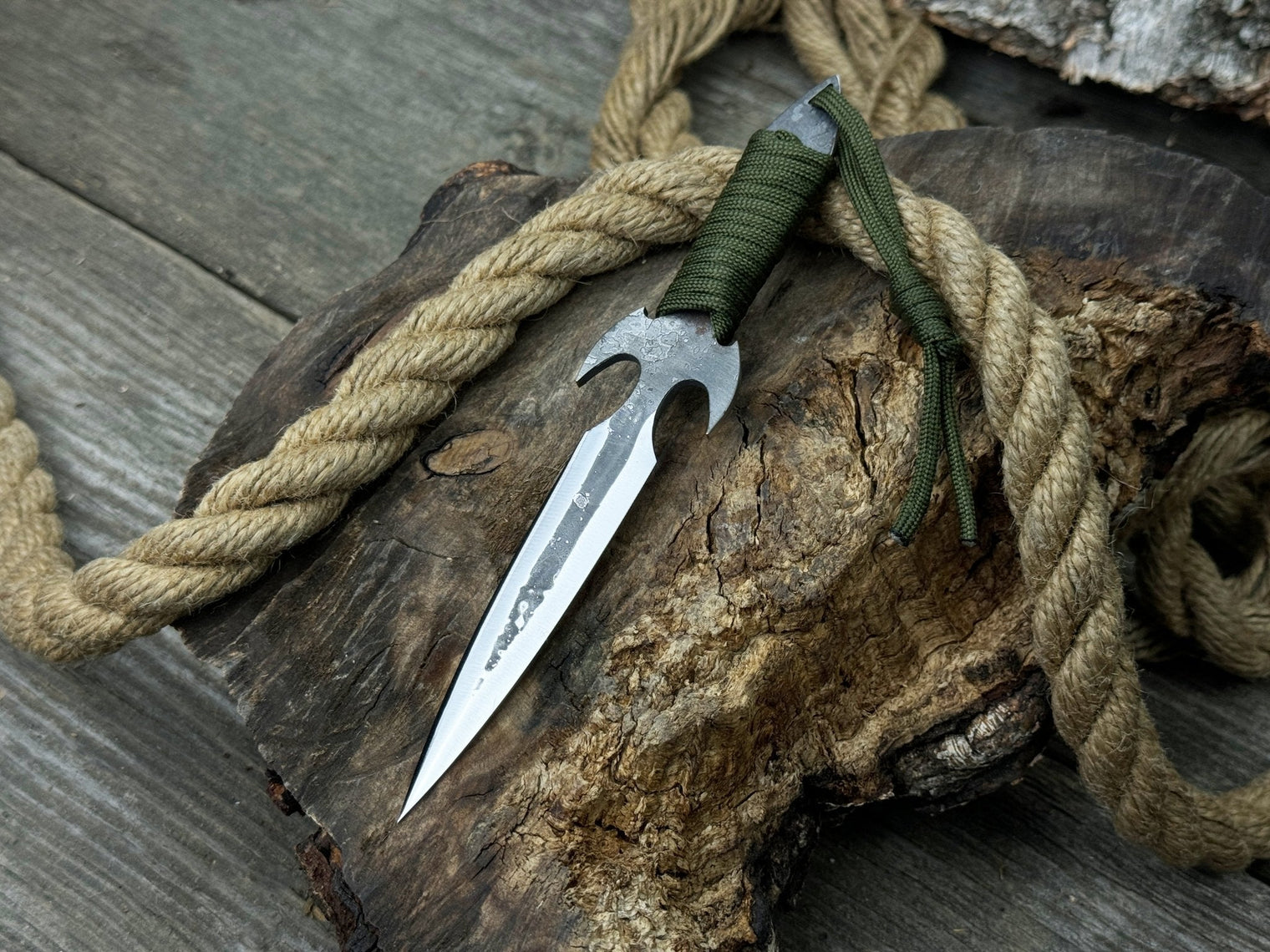 Hand-Forged Throwing Knife, 19 cm (7.48 inches)