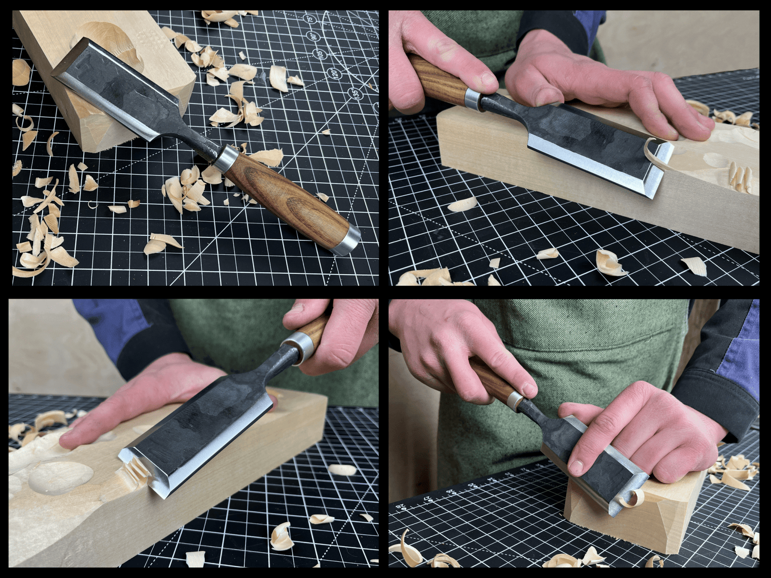 Wood Carving Chisel, 10 - 50 mm (0.39 - 1.97 inches)