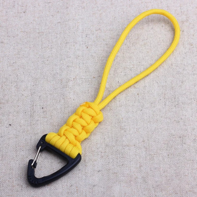 Paracord Keychain – Military Braided Nylon Lanyard with Metal Buckle - The EDC Outpost