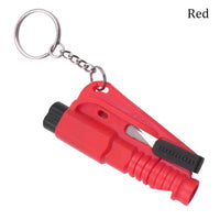 ini 3-in-1 Safety Hammer Keychain – Glass Breaker, Seatbelt Cutter & Emergency Survival Whistle - The EDC Outpost
