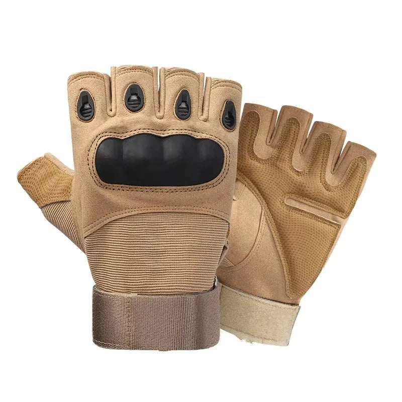 Tactical Fingerless Gloves – Training, Shooting, Biking, Gym, Mountaineering & Security Protection - The EDC Outpost