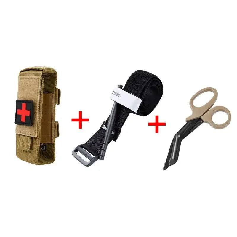 Military Tactical Tourniquet – Outdoor Survival Combat Medical Emergency Belt with Windlass for Camping, Hiking & First Aid - The EDC Outpost