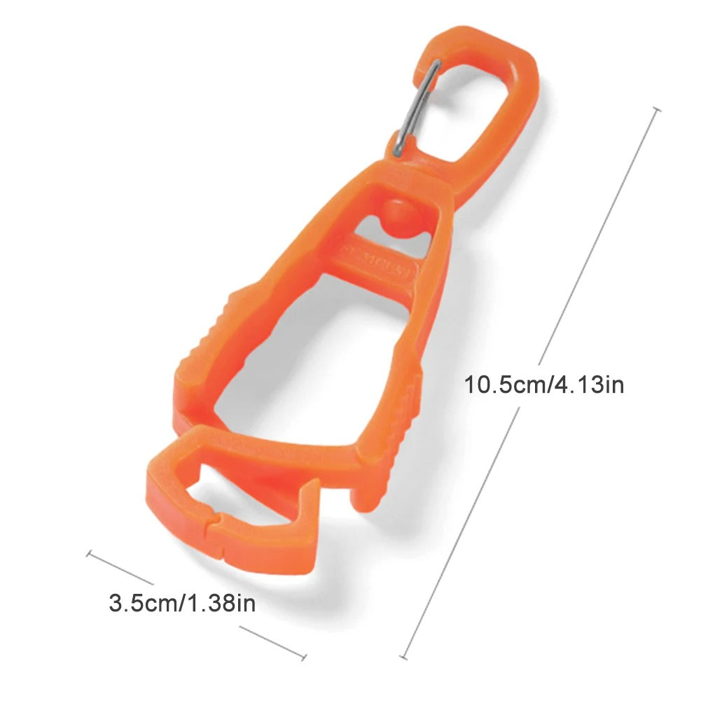 Outdoor Protective Glove Clip Hanger – Multi-Purpose Safety Glove Holder with Anti-Drop Belt Clamp for Work & Construction - The EDC Outpost
