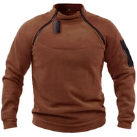 Men’s Tactical Polar Fleece Jacket – Windproof Hunting, Hiking & Outdoor Thermal Pullover - The EDC Outpost