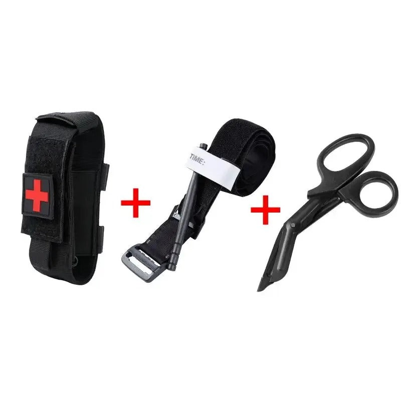 Military Tactical Tourniquet – Outdoor Survival Combat Medical Emergency Belt with Windlass for Camping, Hiking & First Aid - The EDC Outpost