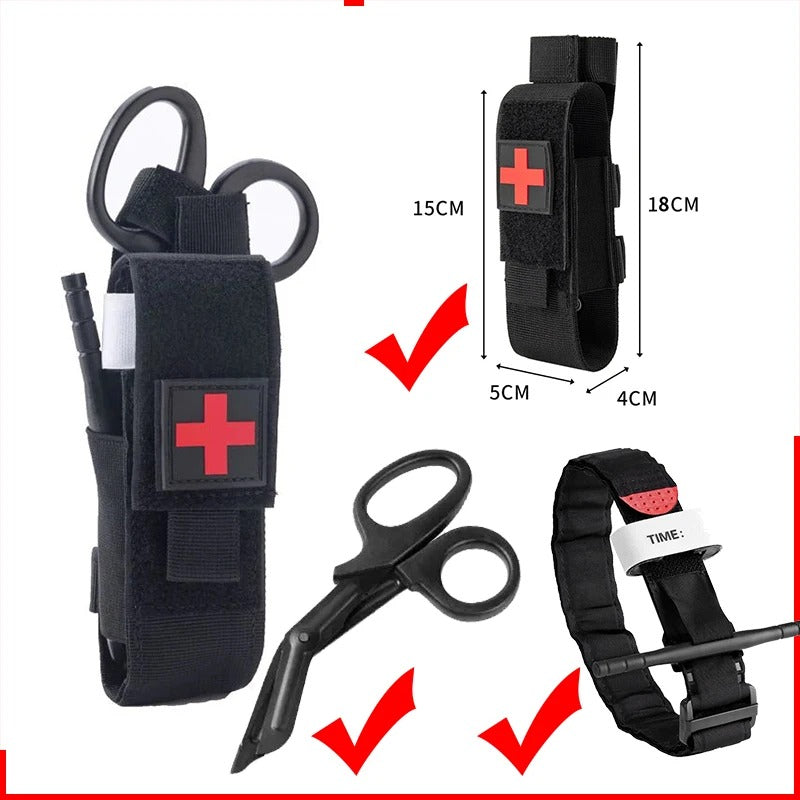 Military Tactical Tourniquet – Outdoor Survival Combat Medical Emergency Belt with Windlass for Camping, Hiking & First Aid - The EDC Outpost