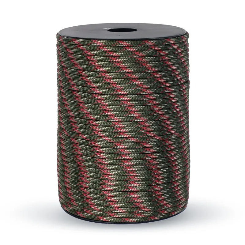 100M 550 Military Standard 9-Core Paracord Rope – Survival &amp; Outdoor Essential - The EDC Outpost