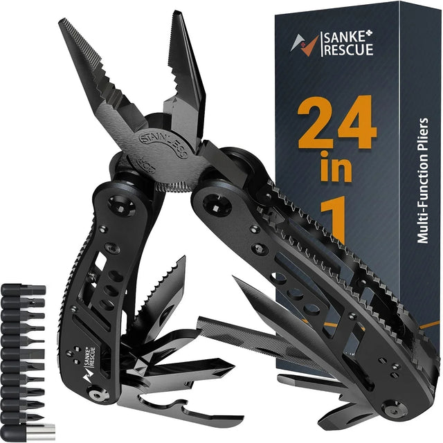 24-in-1 Heavy-Duty Multitool Pliers with Screwdriver Set – Survival, Camping, Hunting & Everyday Carry Gear - The EDC Outpost
