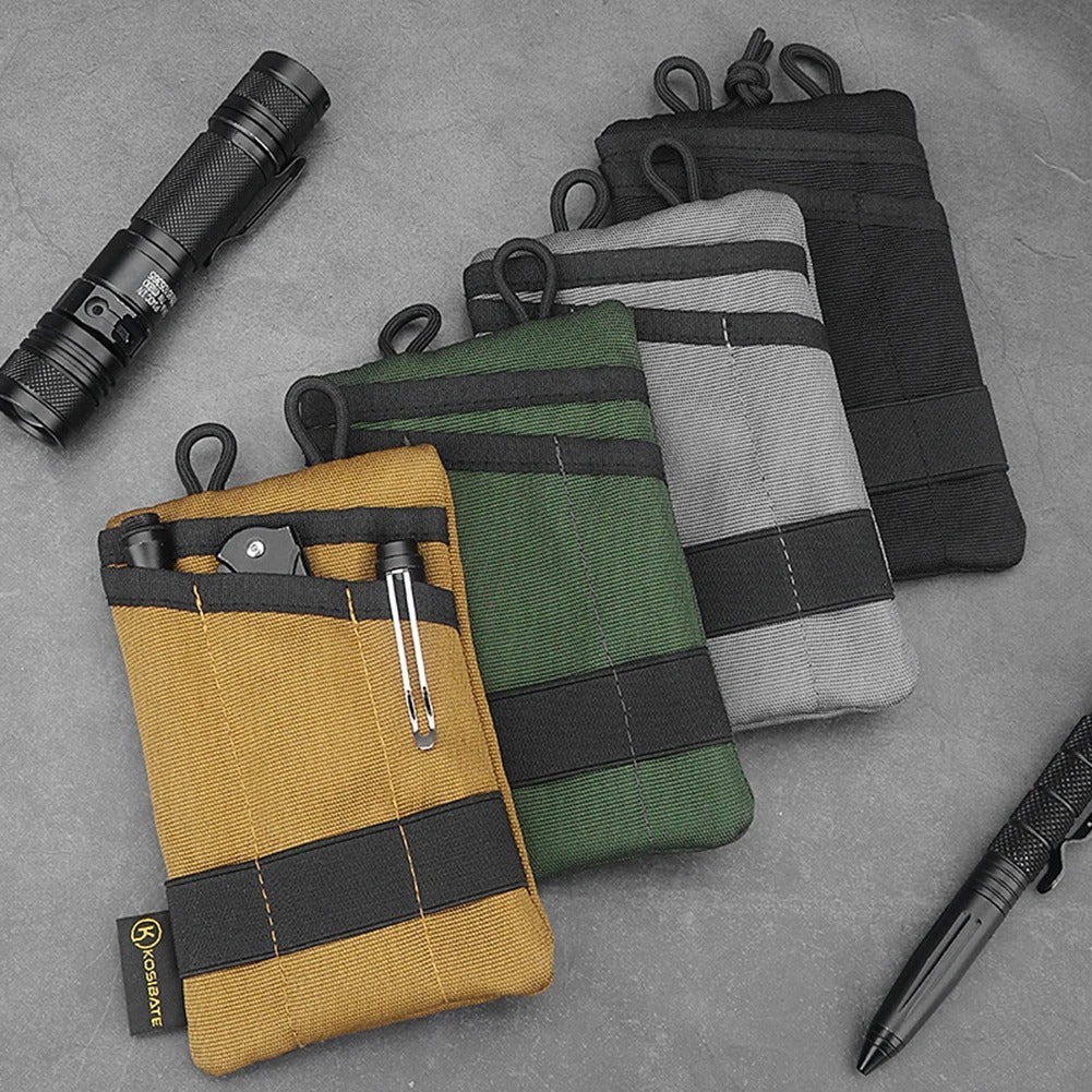 Compact Pocket Organizer Pouch – Multifunctional EDC Tool Storage Bag for Every Day, Camping, Hiking, & Mountaineering - The EDC Outpost